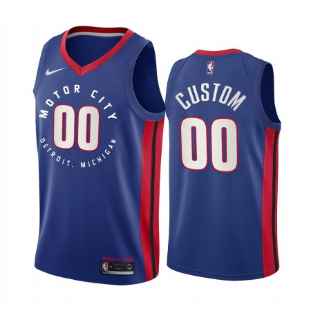 Detroit Pistons Custom 2020-21 City Edition Miesten Pelipaidat Swingman